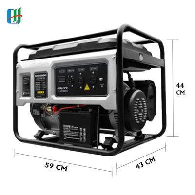농장 및 캠핑용 3kw 가솔린 휴대용 발전기 AC 단일 단계 출력 다중성