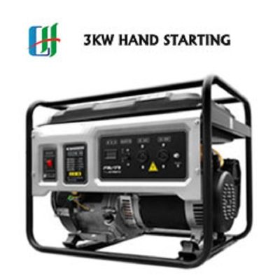 농장 및 캠핑용 3kw 가솔린 휴대용 발전기 AC 단일 단계 출력 다중성