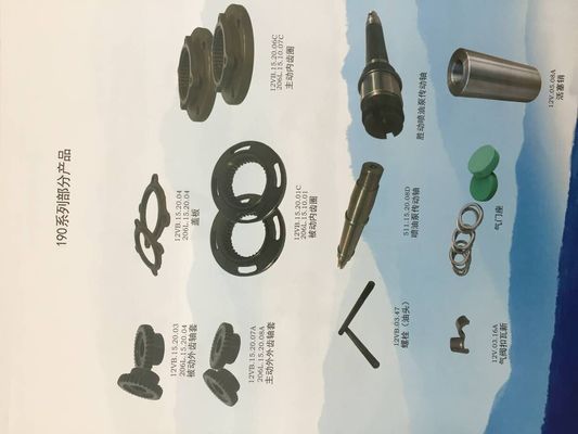 표준 H16V190zdt-2 DC 출력 타입의 1000kw 천연가스 발전기 부품