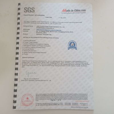 ISO9001 소형 지차이 및 치돈 엔진 부품용 검증 블레이드
