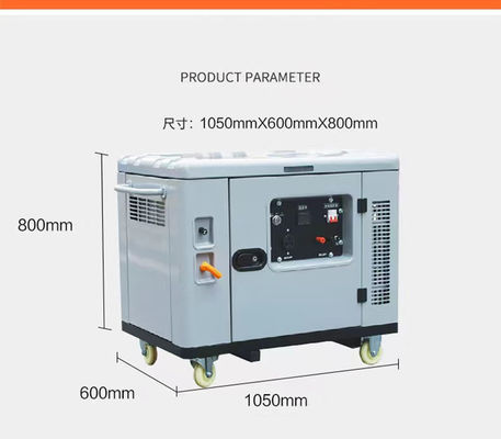 AC 3단계 출력 10kw 조용한 가솔린 발전기 출력 효율