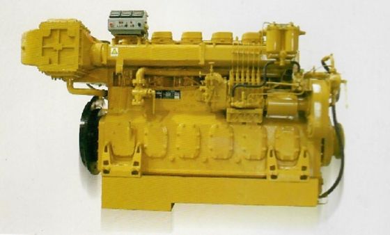 6기통 Jinan Marine Engine 6190 인라인 구조와 SGS 인증