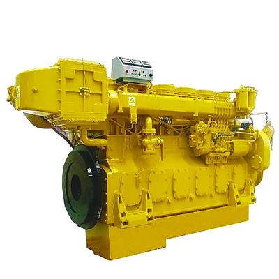6기통 Jinan Marine Engine 6190 인라인 구조와 SGS 인증