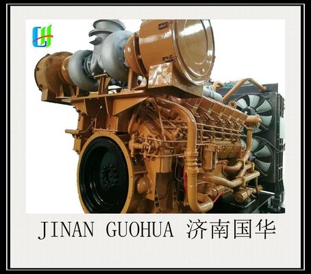 실린더 배치 양식 V 882kw 1000HP 지차이 치돈 Z12V190b 해상 디젤 엔진