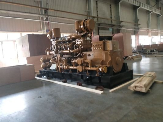 1MW 전력 발전소 12V190 가스 발전기와 사용자 정의 요청 옵션으로 장착