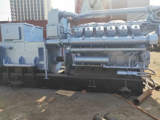 표준 부품 Shengdong 500kw 가스 발전기 500gjz1-Pwt-Esm3 T12V190zl-2 엔진 모델