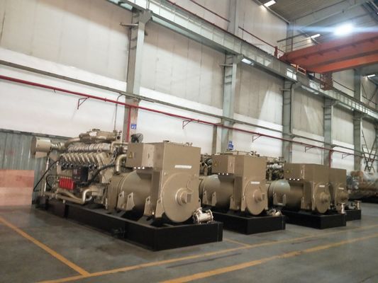16V190 천연가스 발전기 1200kW 1000r/Min H16V190zlt-2 높은 전력 요구 사항