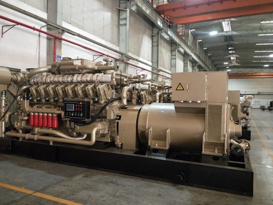 사용자 지정 요청 16V190 천연 가스 발전기 1000kw Jichai 성능