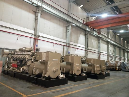사용자 지정 요청 16V190 천연 가스 발전기 1000kw Jichai 성능