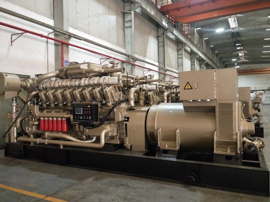 사용자 지정 요청 16V190 천연 가스 발전기 1000kw Jichai 성능