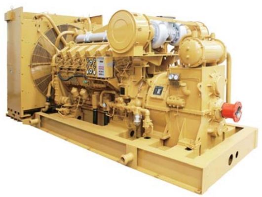 50/60 Hz 주파수 진안 가스 터빈 발전기 750kw 전력 및 낮은 소비