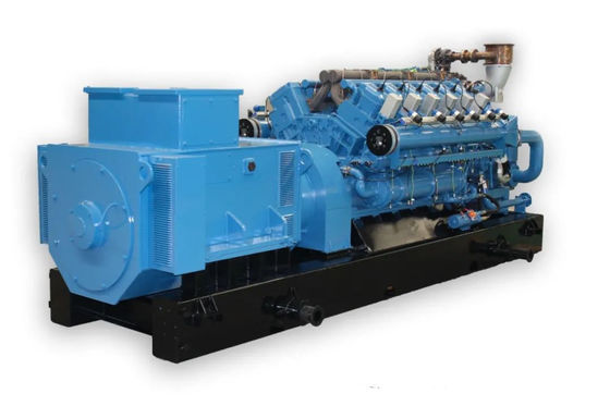 작은 철강 재료 20MW 산업 후기 가스 발전기 지속가능성 및 생산