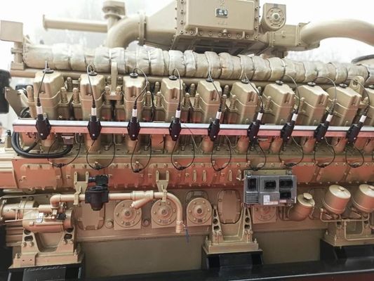 1MW 가스 발전기 세트, V형 실린더 배열과 AC 3단계 출력 유형
