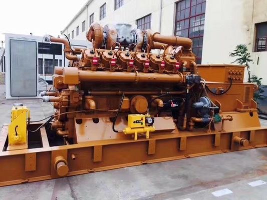 알루미늄 엔진 모델 Z12V190bd2 발전기 모델 Ifc6502 500kw 디젤 발전기 100kg