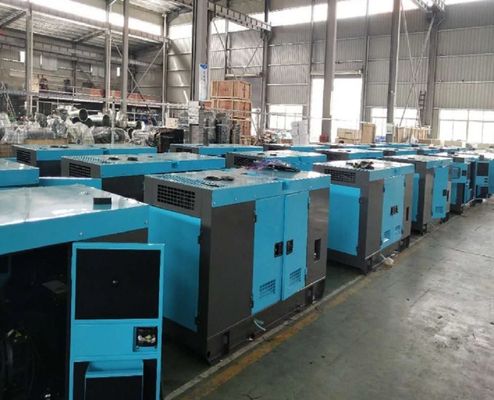 전기 모터 시작 50-100kw 시일런트 디젤 중국 엔진과 고속으로 Genset