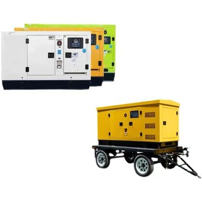 고정 설비 50-1500kw 조용 디젤 발전기 세트 고속 및 성능